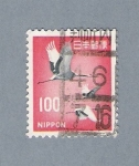 Stamps Japan -  Aves (repetido)