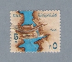 Stamps Egypt -  Mapa Egipcio