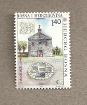 Stamps Bosnia Herzegovina -  Iglesia de Samatorje