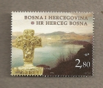 Sellos de Europa - Bosnia Herzegovina -  Cruz de Bronce en Rama