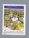 Stamps France -  Carnaval de Venecia en Paris