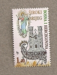 Sellos de America - Bolivia -  150 Aniv. del moasterio Siroki Brijeg
