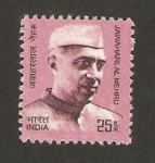 Sellos de Asia - India -  jawaharlal nehru, político