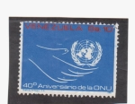Stamps Venezuela -  40º aniv. de la O.N.U.