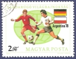 Stamps : Europe : Hungary :  MAGYAR Mundial fútbol 1978 2 (B)