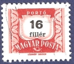 Stamps : Europe : Hungary :  MAGYAR Portó 16