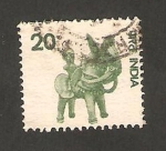 Stamps India -  445 - artesanía, caballo de juguete