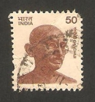 Stamps : Asia : India :  gandhi
