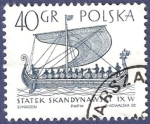 Stamps : Europe : Poland :  POLONIA Barco escandinavo 40