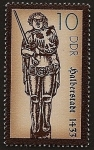 Stamps Germany -  Estatua de Roland  - Halberstadt