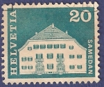 Stamps Switzerland -  SUIZA Samedan 20