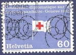 Stamps : Europe : Switzerland :  SUIZA Conferencia humanitaria 1975 60