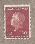 Stamps Africa - Tunisia -  Presidente Habib Burguiba