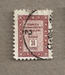 Stamps : Asia : Turkey :  Sello oficial
