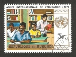 Stamps Burundi -  año internacional de la educación