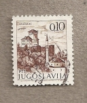 Stamps Yugoslavia -  Castillo e iglesia de Gradacac