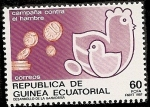 Stamps Equatorial Guinea -  Campaña contra el hambre - desarrollo de la ganaderia
