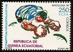 Stamps Equatorial Guinea -  Juegos Olimpicos Barcelona 92 - ciclismo