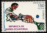 Stamps Equatorial Guinea -  Juegos Olimpicos Barcelona 92 - tenis