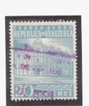 Stamps America - Venezuela -  Oficina principal de correos- Caracas