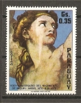 Stamps America - Paraguay -  Obras de Miguel Angel.