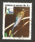 Stamps Bolivia -  conservacion del medio ambiente, fauna, picaflor 