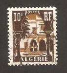 Sellos del Mundo : Africa : Algeria : patio morisco del museo del bardo