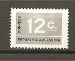 Stamps : America : Argentina :  5 cts/€