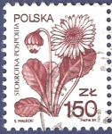Sellos del Mundo : Europa : Polonia : POLONIA Flor granate 150