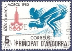 Sellos de Europa - Andorra -  ANDORRA Moscú 1980 5 (1)