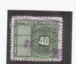Stamps America - Venezuela -  Timbre fiscal