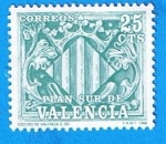 Stamps : Europe : Spain :  11 Escudo de Valencia