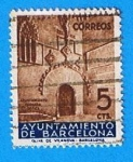 Stamps : Europe : Spain :  Puerta bGotica del Ayuntamiento