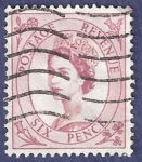 Sellos del Mundo : Europa : Reino_Unido : UK Six pence Postage Revenue 6