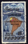 Stamps : America : Colombia :  ll Exposic. Filatelica Nacional