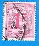 Stamps Belgium -  Leon y Cifras
