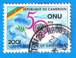Stamps Cameroon -  50 años de la ONU