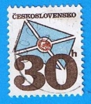 Stamps Czechoslovakia -  Sobre de Correos