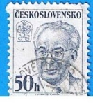 Stamps : Europe : Czechoslovakia :  L. Jindra1985