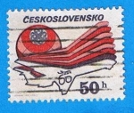 Stamps Czechoslovakia -  Avion
