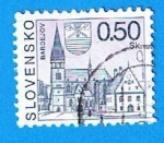 Stamps : Europe : Slovakia :  bardejov