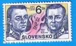 Stamps Slovakia -  Gen. Rudolf Viet  Gen. JanGolian