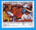 Stamps Mexico -  Seguridad Social