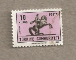 Sellos de Asia - Turqu�a -  Estatua Kemal Atartürk  en Ankara