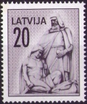 Sellos de Europa - Letonia -  