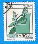 Stamps Poland -  Rak
