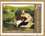 Stamps Hungary -  Pintura