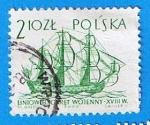 Stamps Poland -  Barco Galeon