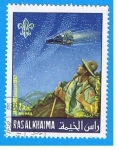 Stamps : Asia : United_Arab_Emirates :  Carrera Espacial