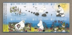 Stamps : Europe : Finland :  Verano en el valle de Moomin